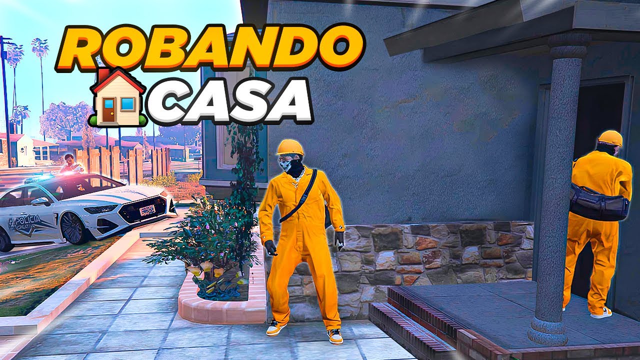NOS DISFRAZAMOS DE PLOMERO PARA ROBAR CASA 🏡 *SALE MAL* 😱 GTA RP