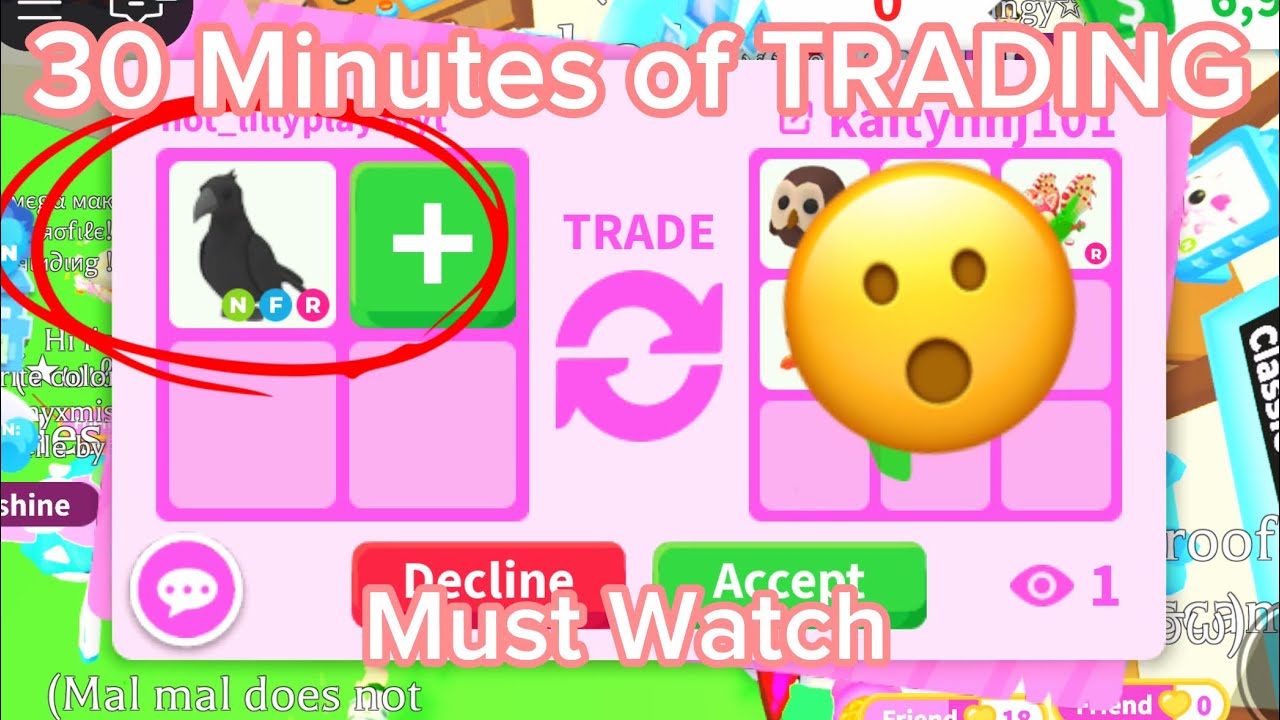 ⭐️30 Minutes of ADOPT ME TRADING!⭐️ High Tier Trading! Growing My Inventory! Adopt me Roblox!
