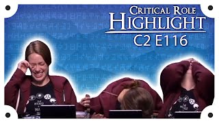 Marisha cries from laughing so hard | Hand Signals | Critical Role C2E116 Highlights