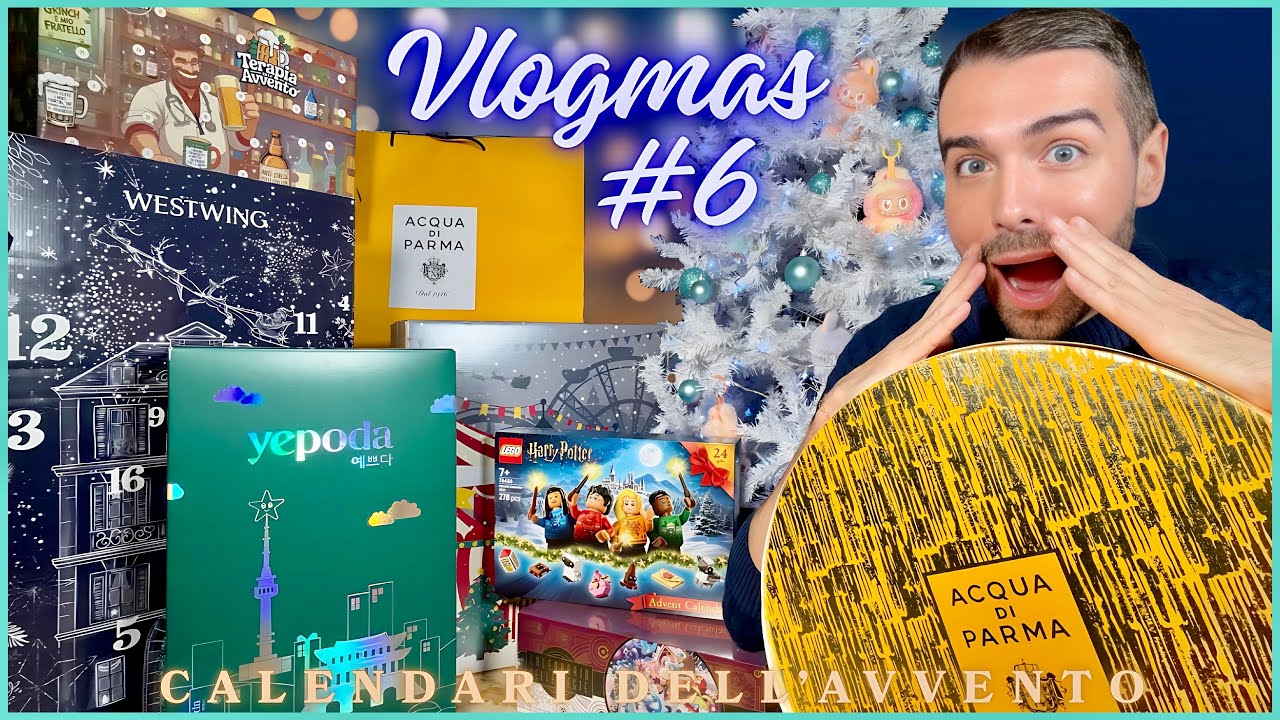 VLOGMAS 06/12/25 - UNBOXING CALENDARI DELL’AVVENTO PIÙ GRANDE DI SEMPRE: CASELLE N6 ✨