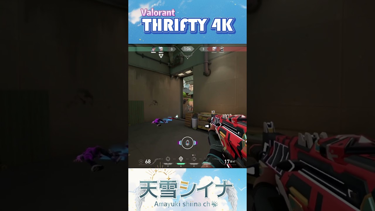 INSANE JETT THRIFTY 4K CLUTCH - 天雪シイナ #valorant #valorantclips #shorts | MYViki