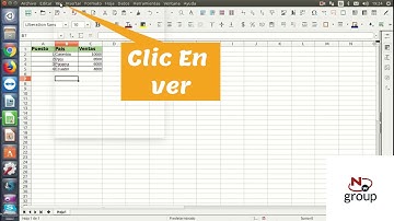 Cómo inmovilizar columnas y filas en Libre Office NW Group - RESUELTO