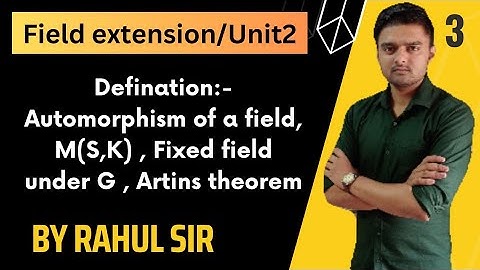 Field extension unit2 /class3 /MDU /KUK/MSC MATHEMATICS /BY RAHUL SIR