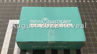 Wow! The August 2022 Sew Sampler Box is here. From @FatQuarterShopTX