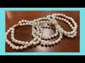 How to restring a pearl necklace or bracelet with handy trouble shooting ideas