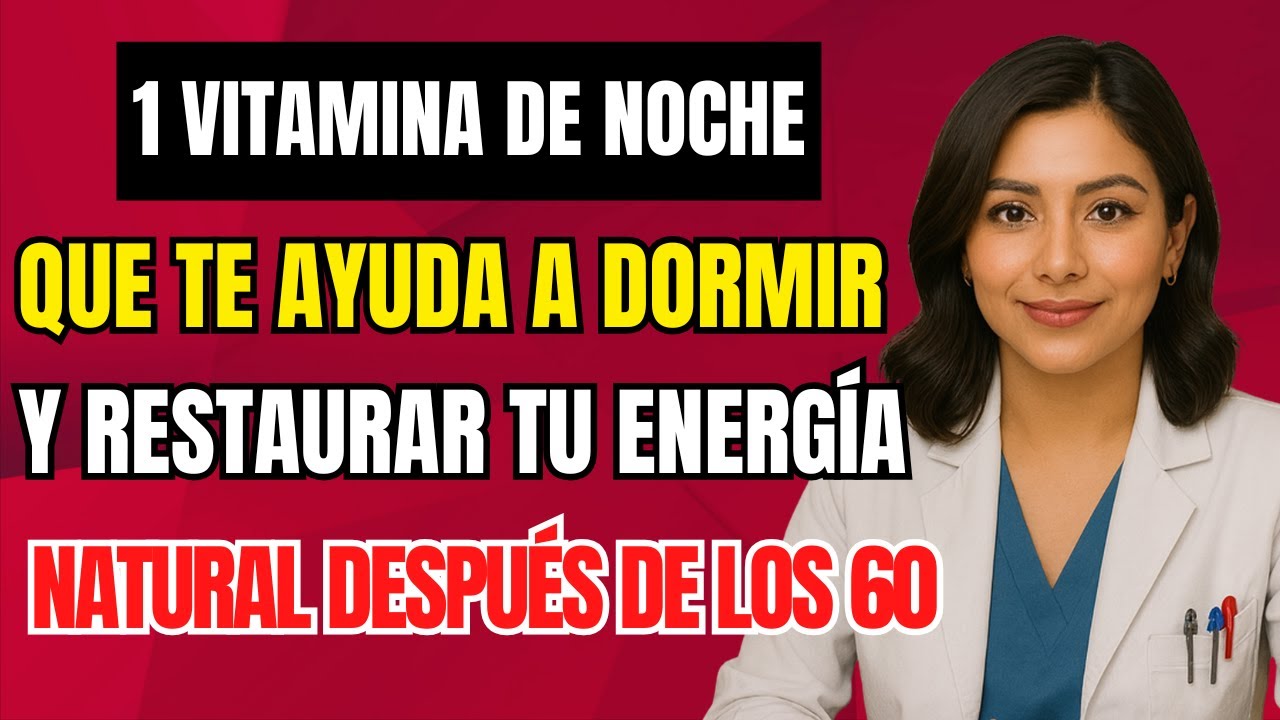 1 Vitamina Nocturna para Recuperar Potencia, Energía y Dormir Mejor Después de los 60