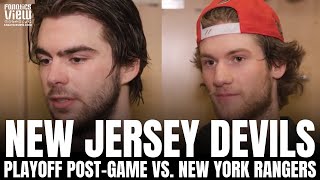 Nico Hischier, Dawson Mercer & New Jersey Devils React To New York Rangers Forcing A Game 7