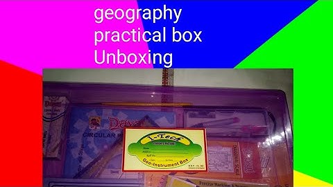 geography practical box