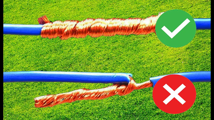 How to twist electrical wire together