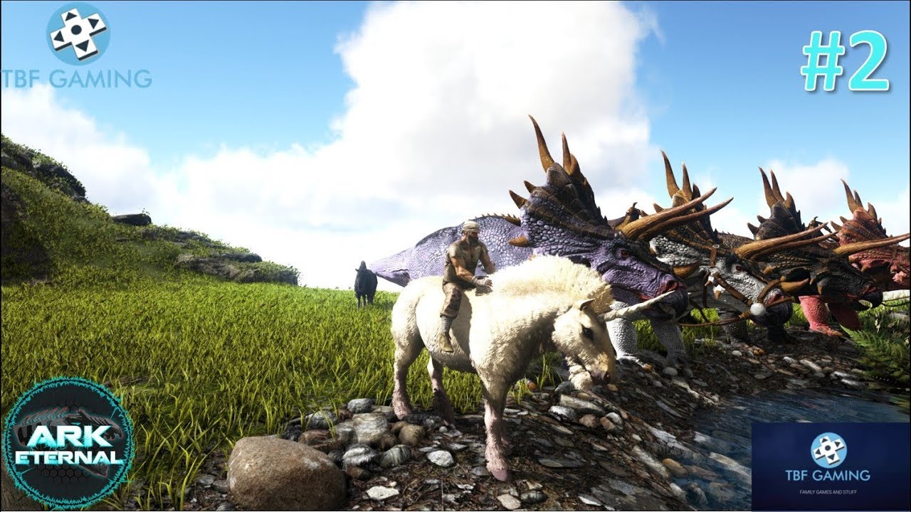 Ark Ragnarok Eternal 02 Unicorn and Trike Taming Modded Ark Survival