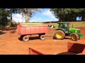 Silagem de milho - John Deere 5078 + carreta basculante (Giruá/RS)