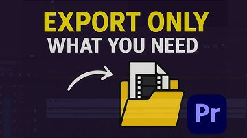 How to EXPORT a SPECIFIC PART of a Video in Premiere Pro (FAST & EASY)