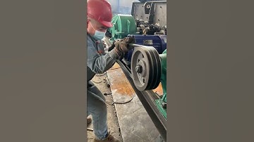 Installation Guide for the V-Belt of a Mud-Stone Separator#MudStoneSeparator