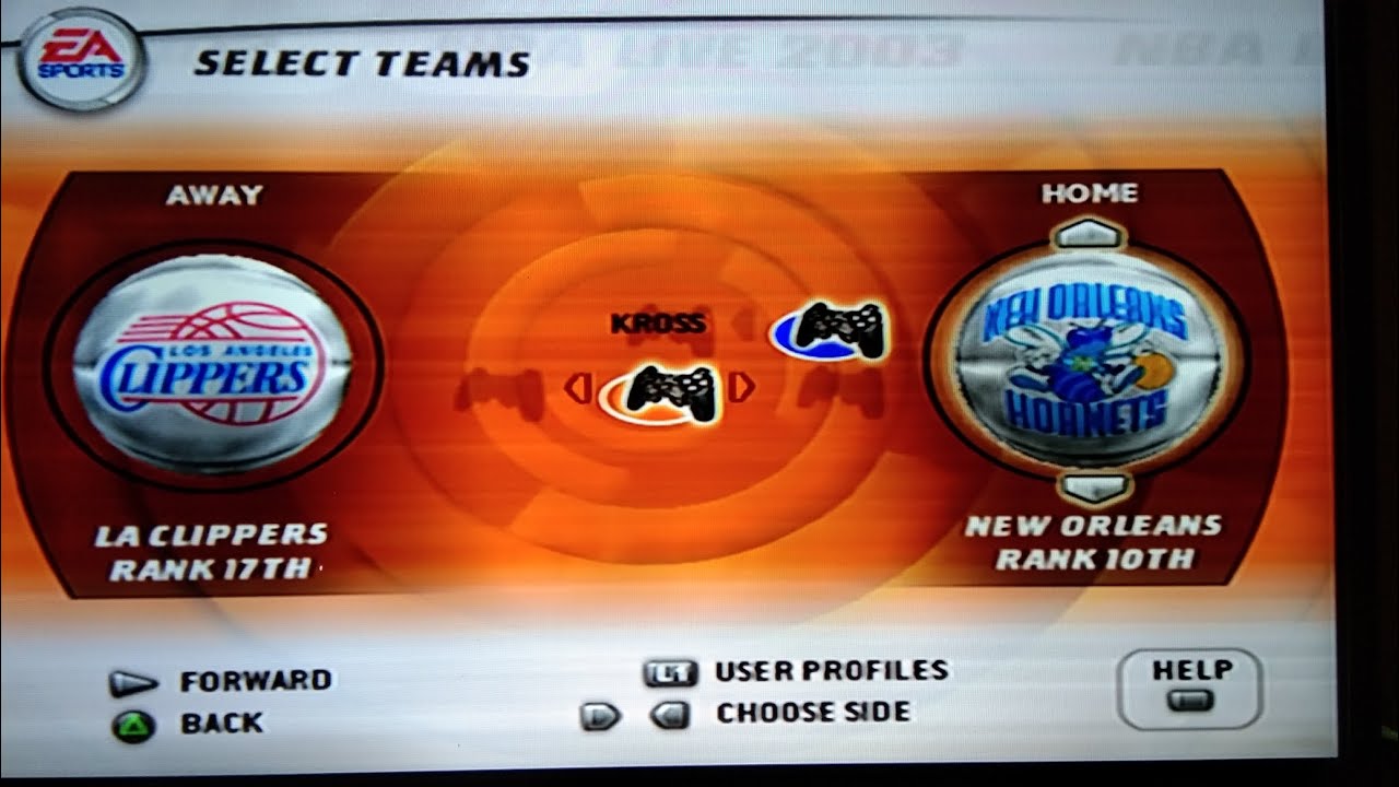 NBA LIVE 2003 (PS2) | Clippers 🏀 vs Hornets 🏀