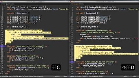 Sublime Text - (⇧⌘D) Duplicate Line