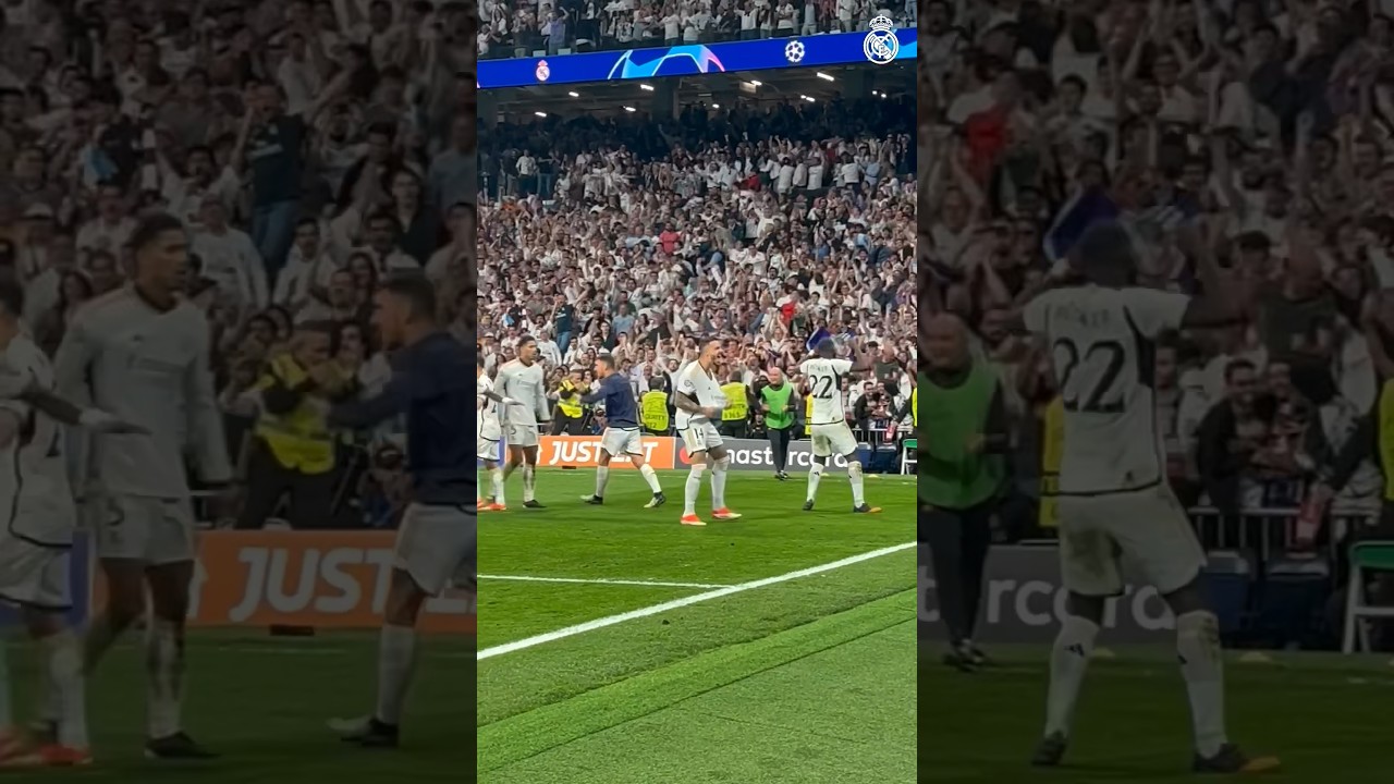 Real Madrid comeback vs. Bayern I Joselu 2 goals in 3 minutes I Champions League semi-final May 2024