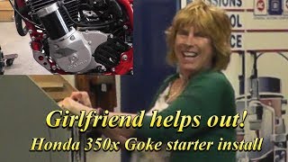 86 Honda 350x Goke Starter, Battery and Gauges Install by 2jeffs1 6,108 views 4 years ago 26 minutes