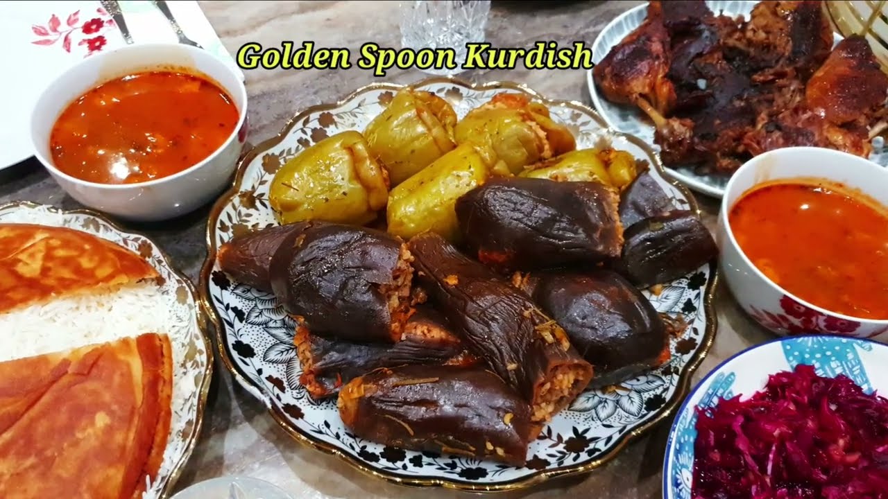 مراوی🦆 لەگەڵ تیچمە 🍆🫑بە خۆشتریین تام خواردنى كوردى