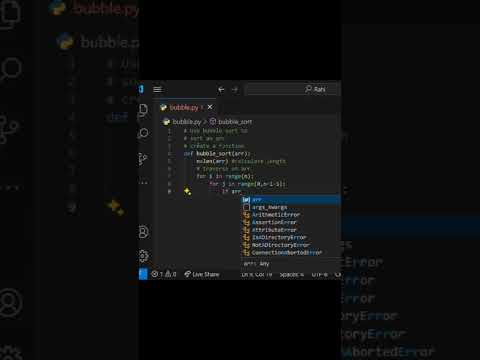 Bubble_sort #python #coding