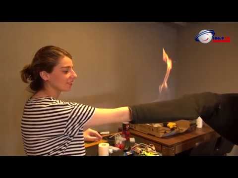 ქართველი ახალგაზრდები რომლებიც ცეცხლგამძლე კოსტუმს ქმნიან