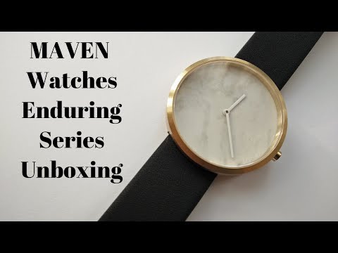 Видео: Maven Watches използва мрамор и природни пейзажи, за да подхрани стартирането си