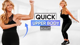8-Minute UPPER BODY Workout | Sculpt And Tone Over 50!