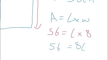 Area - Working Backwards to find a Missing Measurement