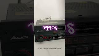 Testing a 1990s Audi Beta Cassette Radio | Vintage OEM Sound 🔊 #audilovers