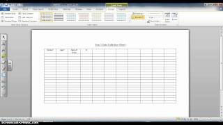 Year 7 Data Collection Sheet