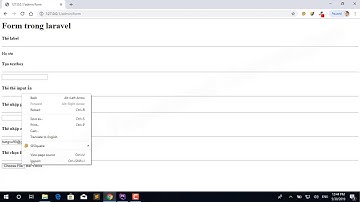 Dạy học lập trình PHP Laravel Bài 13: Form trong Laravel
