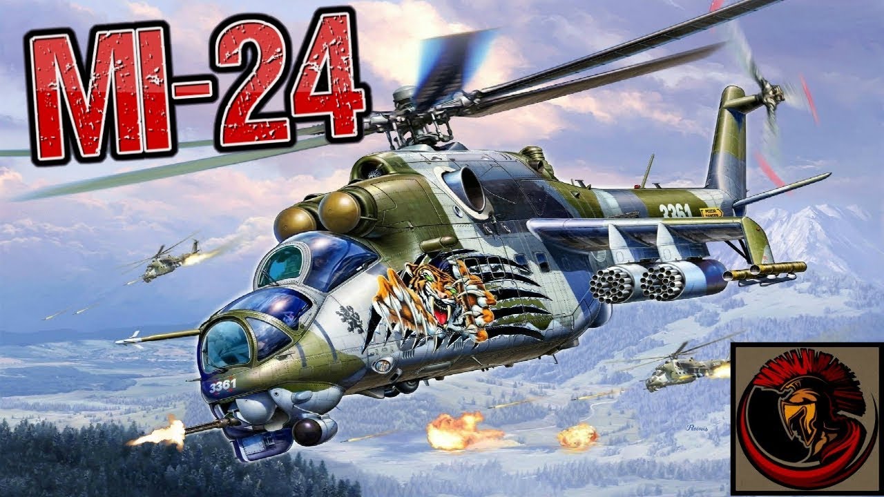 Mi 24 Hind Attack Helicopter Russian Gunship Youtube