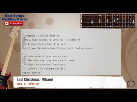 last-christmas---wham!-bass-backing-track-with-scale,-chords-and-lyrics