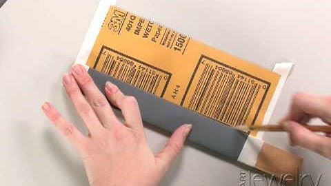 Art Jewelry - Make your own sanding sticks