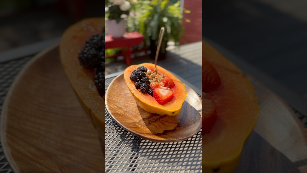 Papaya Boats for Breakfast or Snack 