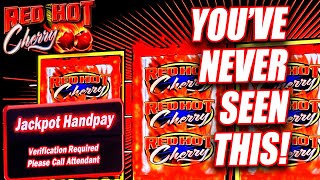 RED HOT HIGH LIMIT SLOT MACHINE MASSIVE JACKPOT  RED HOT CHERRY CASINO SLOT MACHINE  BIG BETS