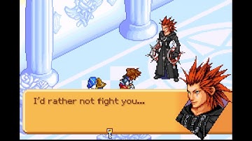 Kingdom Hearts Chain of Memories (GBA): Axel II + Zantetsuken | Reverofenola
