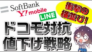 【SoftBank on LINE】ソフトバンク、ドコモのahamo（アハモ）＆ギガホプレミア対抗プラン【メリハリ無制限】