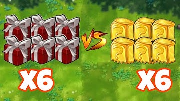 Pvz Fusion 2.2.2v new update Challenge. 6 random Zombie boxes vs 6 random plants boxes.