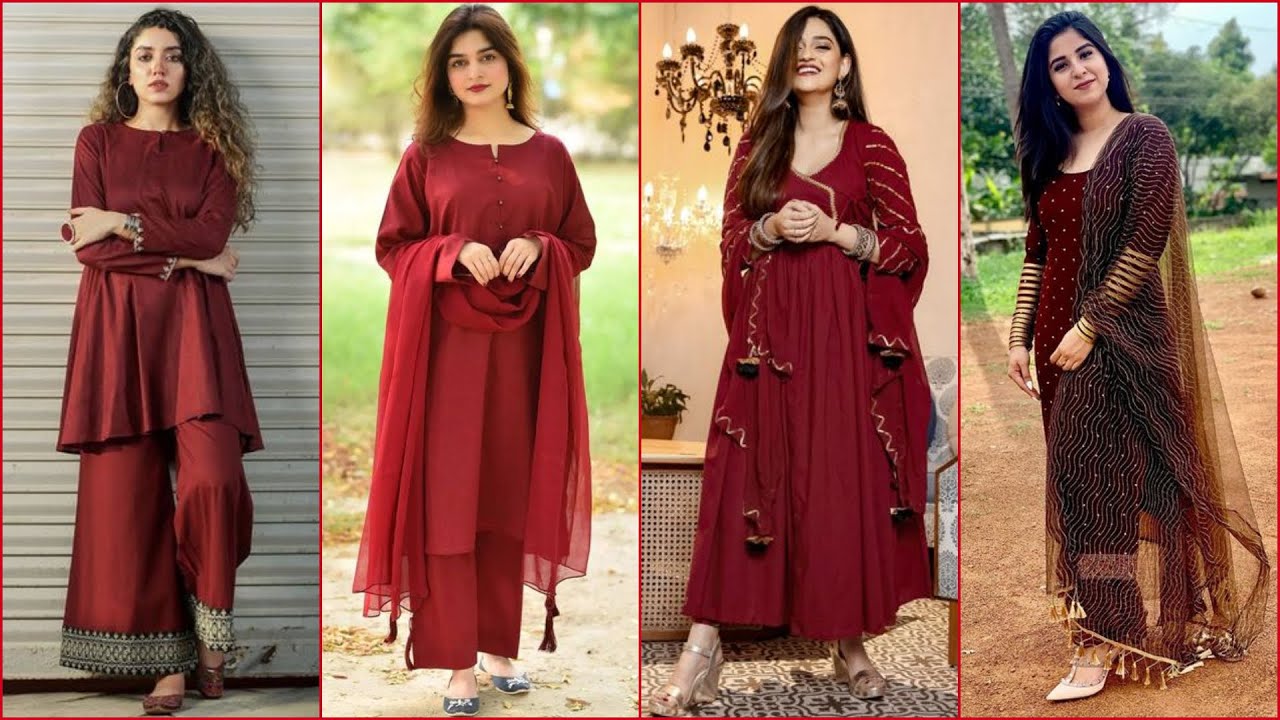 Ladies Designer Maroon Kurti With Palazzo at Rs 399 | Tail Cut Kurti in  Jaipur | ID: 2850839159973