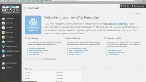 Change Your Site Title and Description [Empower Network Blogging Tips] Part 2