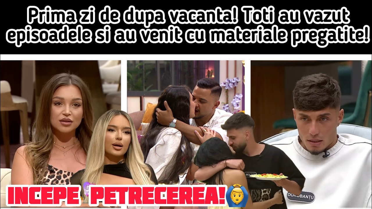 Prima zi de dupa vacanta! Toti au vazut episoadele si au venit cu materiale pregatite! 