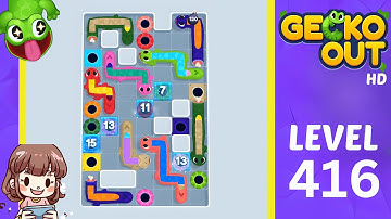 Gecko Out Level 416 Solution Walkthrough