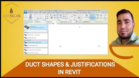 DUCT SHAPES & JUSTIFICATIONS IN REVIT