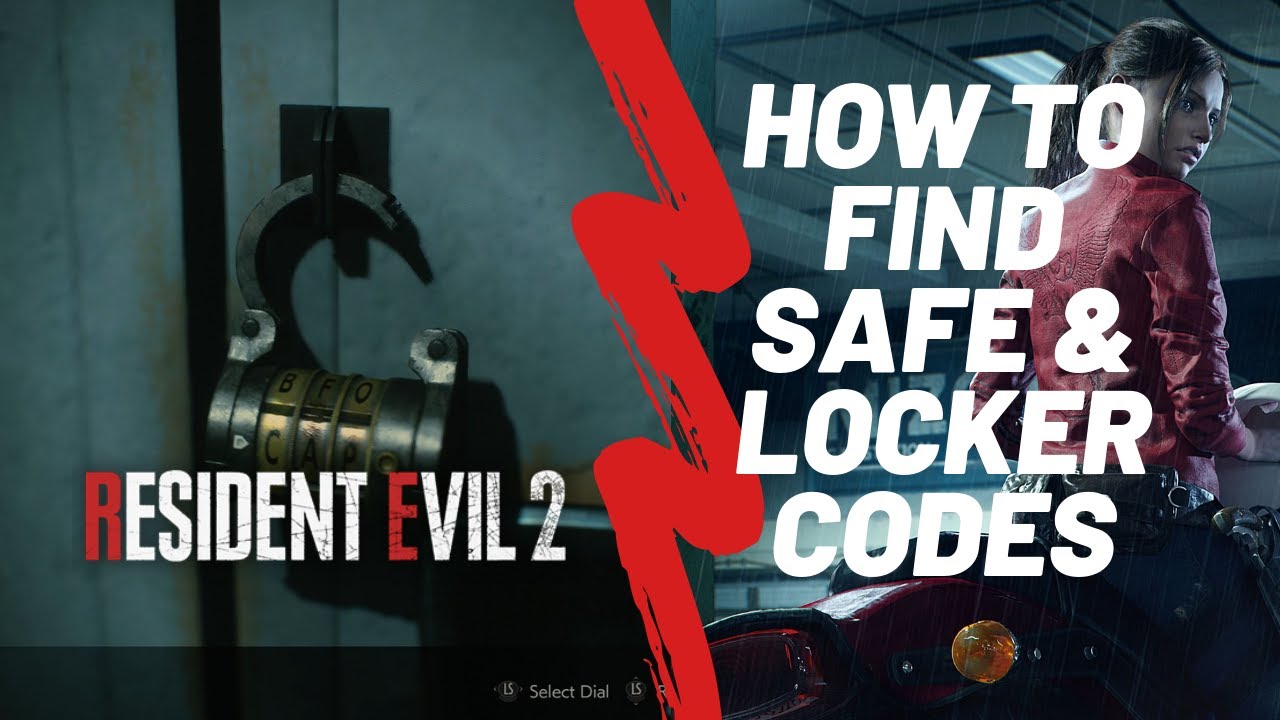RE2 Claire Safe and Locker Combinations Guide YouTube