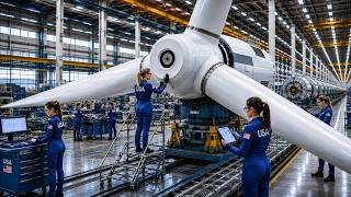 Inside the Giant 3MW Wind Turbine Factory | How Utility-Scale Wind Turbines Are Made