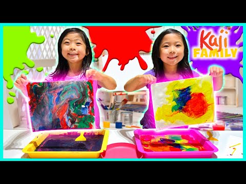 Marble Art Challenge with Emma and Kate!
