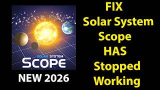 Fix Solar System Scope  Unfortunately Has Stopped | Solar System Scope  Stopped Problem | PSA 24 screenshot 3