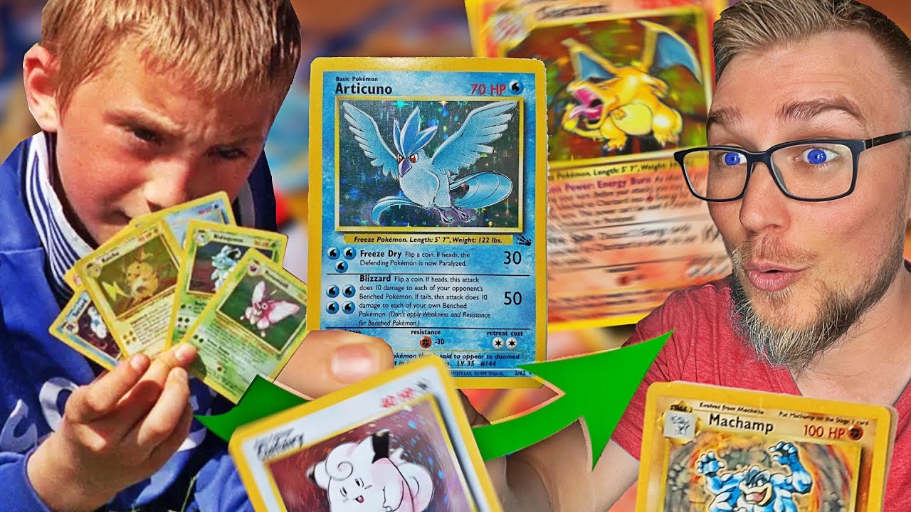 ZNALAZŁEM MOJE KARTY POKEMON *Z DZIECIŃSTWA* 🤯