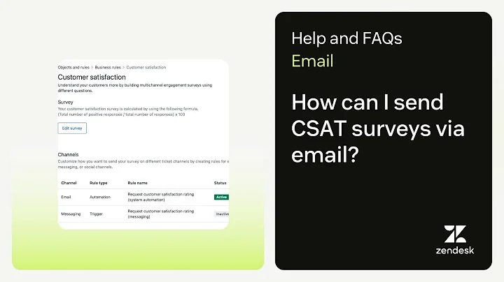 How can I send CSAT surveys via email?