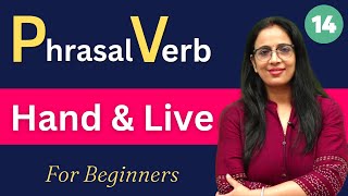 Phrasal Verb  14 || Hand & Live ||  SSC CGL 2023 || by Rani Ma'am